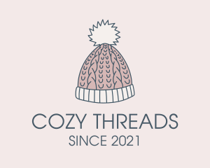 Knit Winter Hat logo design