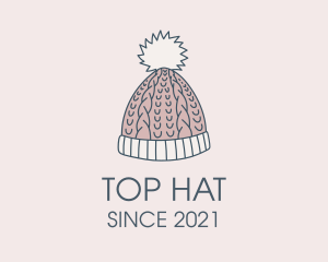 Knit Winter Hat logo design