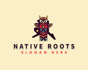 Alaska Totem Pole logo design