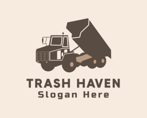 Construction Dump Truck logo design
