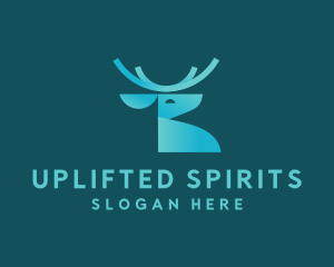 Wildlife Deer Animal  logo design