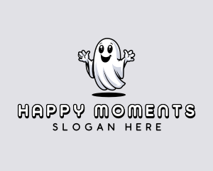 Smiling Scary Ghost logo