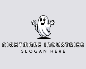 Smiling Scary Ghost logo