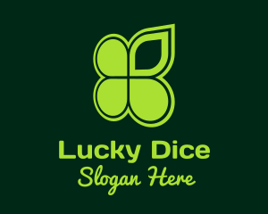 Lucky Clover Leaf logo design