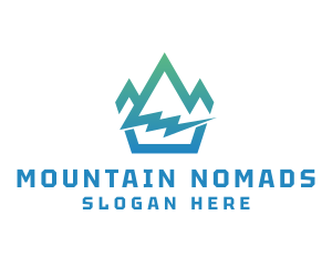 Mountain Natural Energy logo design