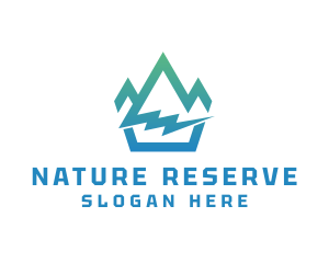 Mountain Natural Energy logo design