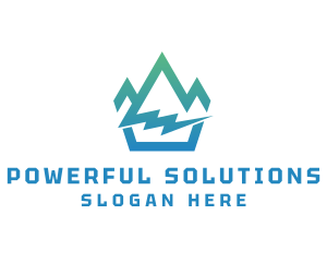 Mountain Natural Energy logo design