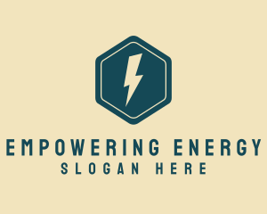 Hexagon Electric Energy logo design