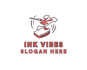 Tshirt Paint Ink logo