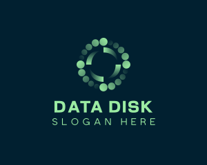 Data Technology App logo design