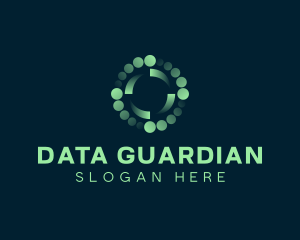 Data Technology App logo design