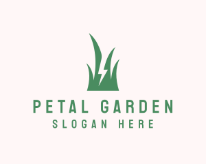 Fast Landscaping Grass logo design