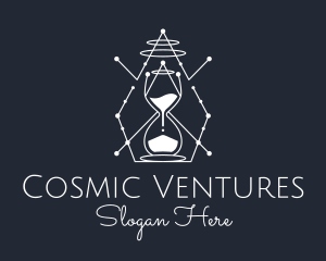 Simple Constellation Hourglass logo