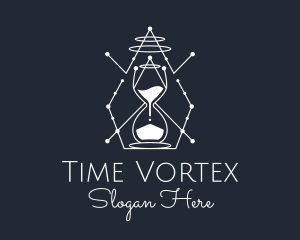 Simple Constellation Hourglass logo