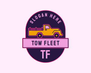 Farm Pickup Truck  logo design