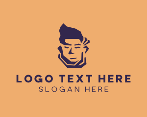 Man Model Face logo
