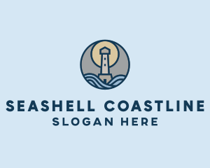 Coast Lighthouse Tower logo design