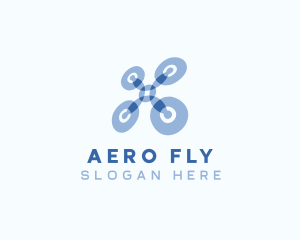 Aerial Drone Quadcopter logo