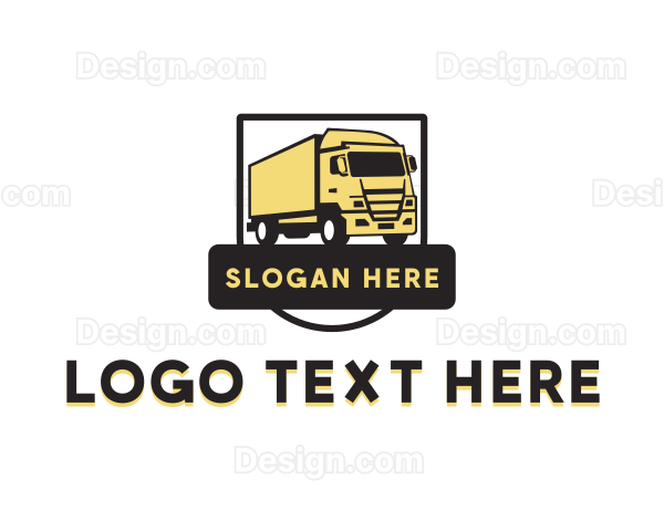 Freight Truck Transport Logo