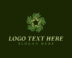 Natural Vegan Leaves logo