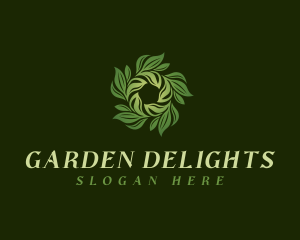 Natural Vegan Leaves logo design