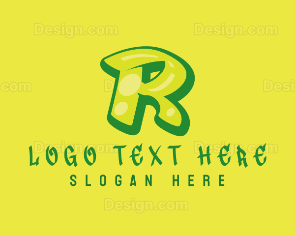 Graphic Gloss Letter R Logo