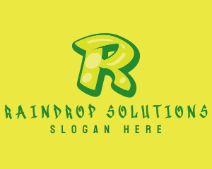 Graphic Gloss Letter R logo design