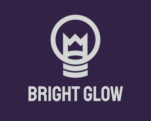 King Lamp Light Bulb logo