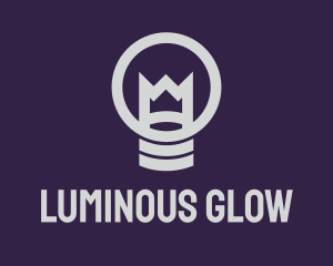 King Lamp Light Bulb logo
