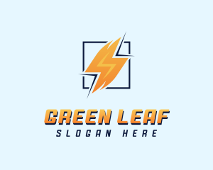 Lightning Power Electrician logo design