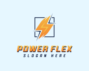 Lightning Power Electrician logo design