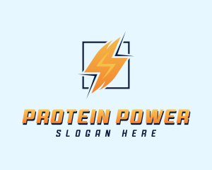 Lightning Power Electrician logo design