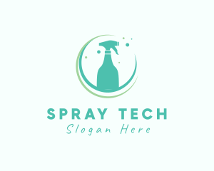 Sanitary Water Spray logo design