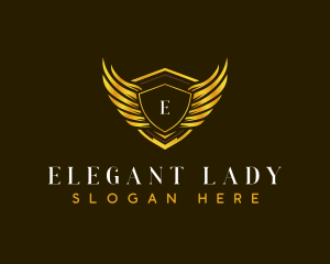 Luxury Wing Crest logo design