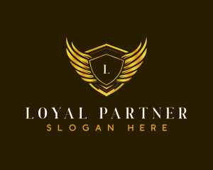 Luxury Wing Crest logo design