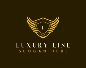 Luxury Wing Crest logo design