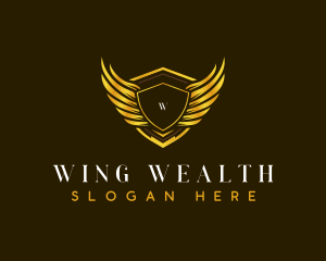 Luxury Wing Crest logo design