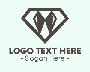 Elegant Diamond Bow Tie logo