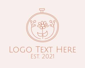 Handcrafted Floral Embroidery  logo