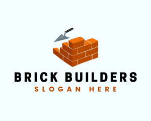 Brick Masonry Trowel logo design