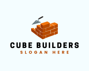 Brick Masonry Trowel logo design