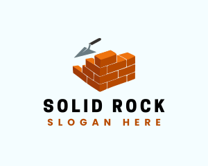 Brick Masonry Trowel logo design