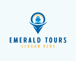 Cruise Ship Tour logo design