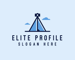 Photography Tripod Tent  logo design