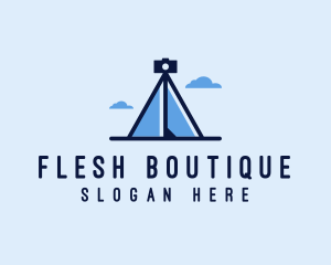 Photography Tripod Tent  logo design