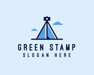 Photography Tripod Tent  logo design