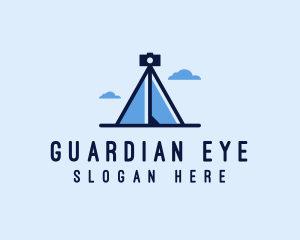 Photography Tripod Tent  logo design