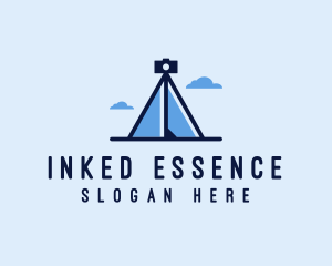 Photography Tripod Tent  logo design