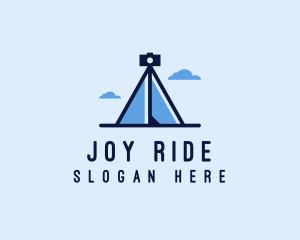 Photography Tripod Tent  logo design