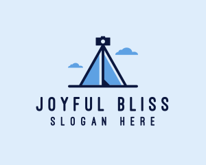 Photography Tripod Tent  logo design